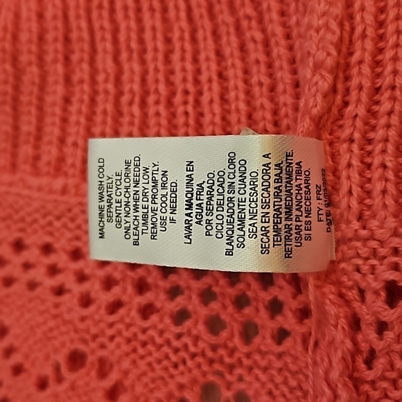 JOLIE & JOY Crochet Lace-up Back Strappy Peekaboo Surplice Baddie Crop Top - Picture 7 of 7